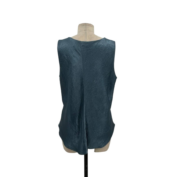 Vince Blue Sleeveless Top - Picture 6 of 11